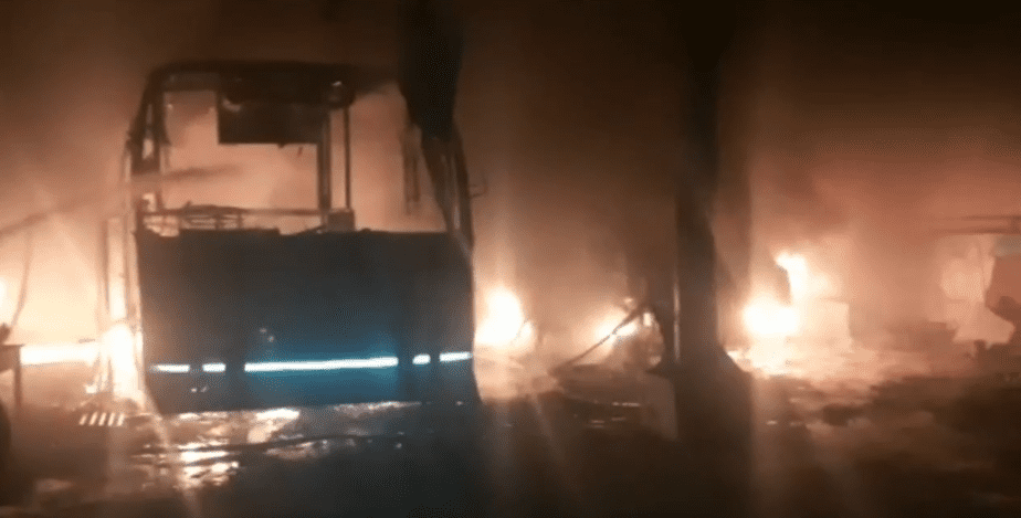 bus fire - updatenews360