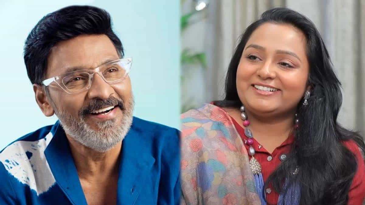 Bhagyaraj Happy with Grandson